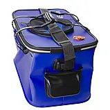 Сумка для риболовлі 50x28x25 см EVA для риби та прикормки складана водонепроникна з клапаном, фото 2