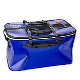 Сумка для риболовлі 50x28x25 см EVA для риби та прикормки складана водонепроникна з клапаном, фото 4