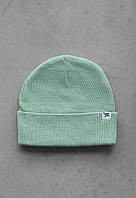 Шапка Стаф Чоловіча М'ятна Однотонна Staff Mint Basic Salex
