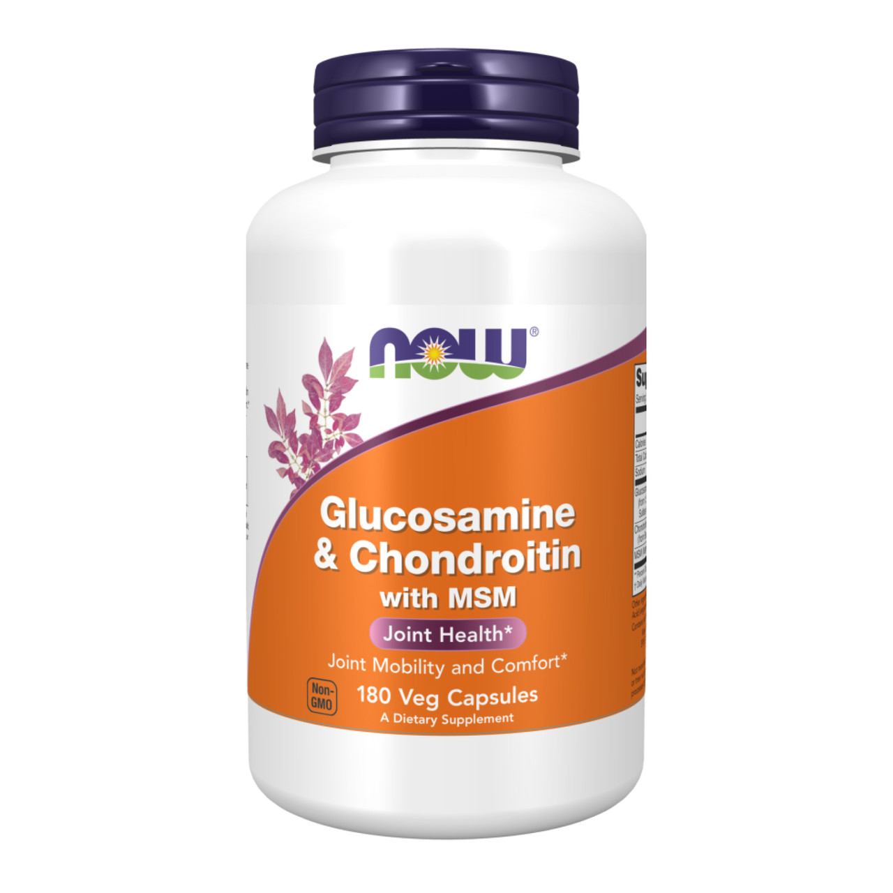 Glucosamine & Chondroitin with MSM - 180 vcaps, фото 1