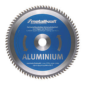 Пиляльний диск з алюмінію Metallkraft 230x2.4x25.4 мм, Японія