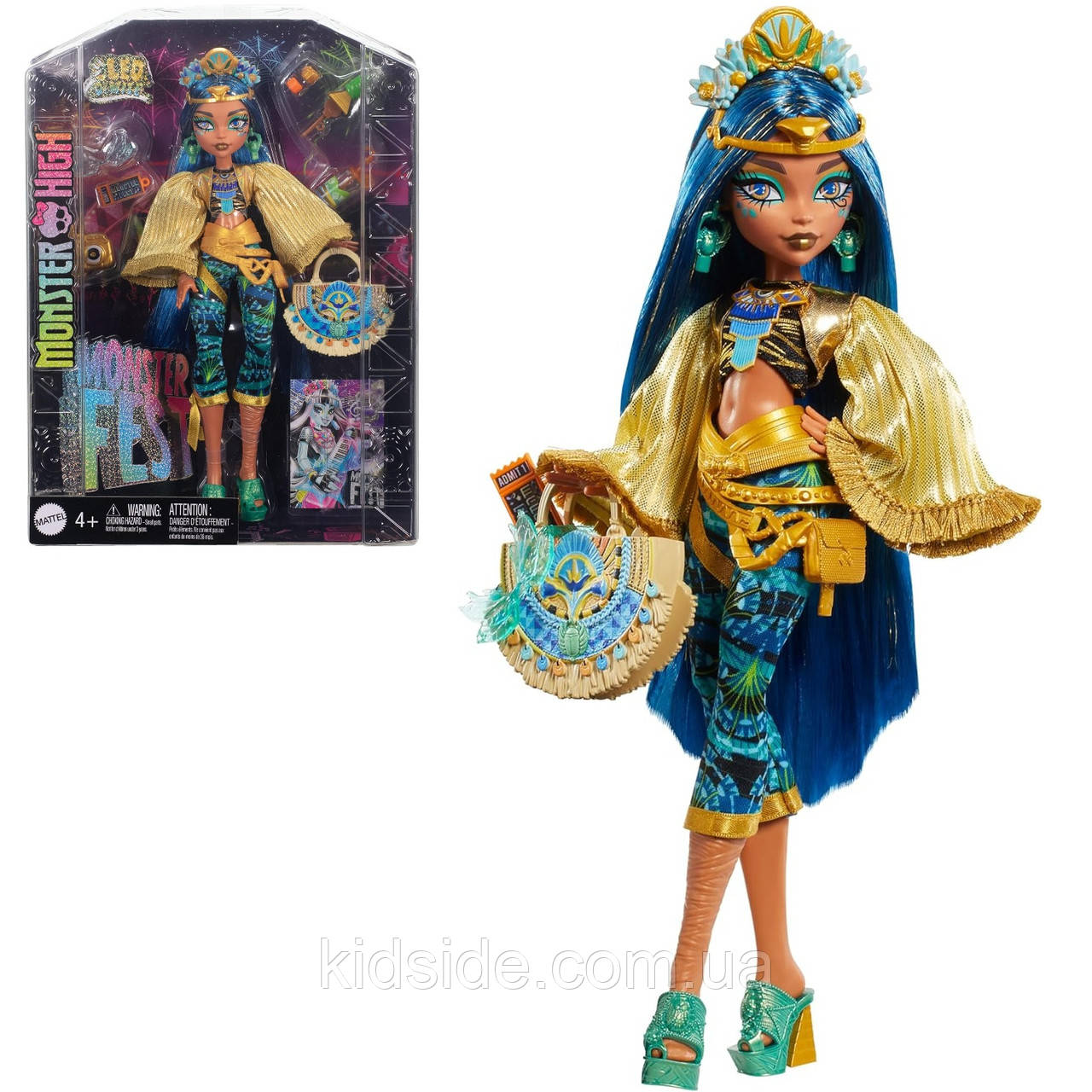 Monster High Cleo De Nile HXH81 Лялька Монстр хай Клео де Ніл Монстро-фестиваль