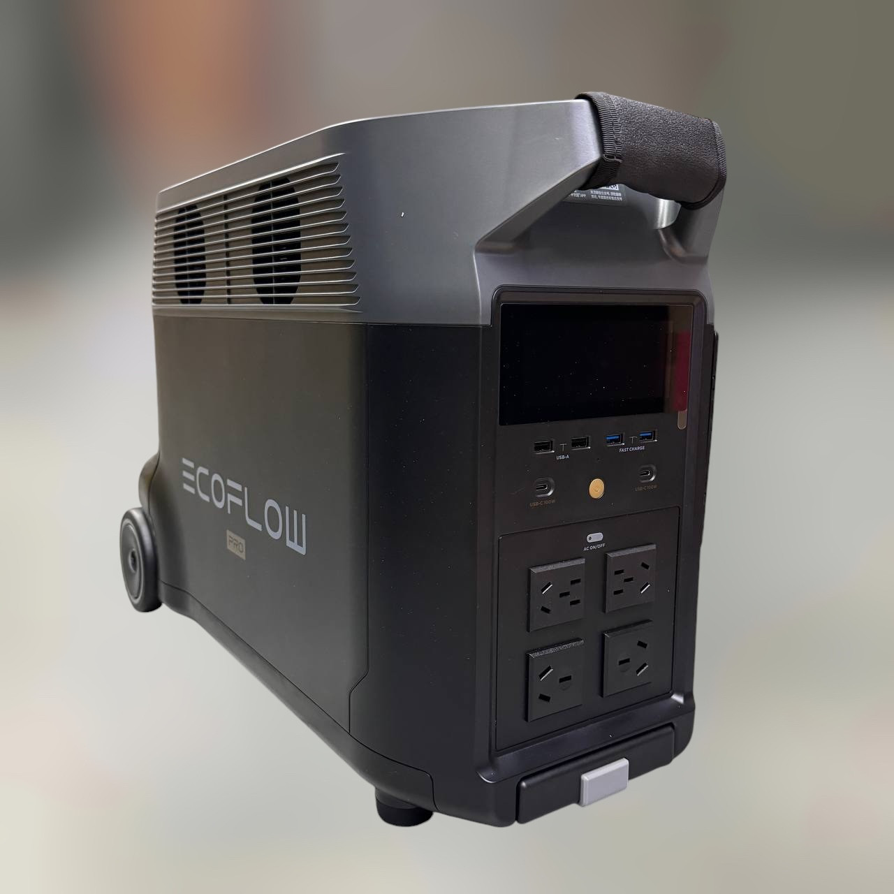 Зарядна станція EcoFlow Delta Pro 3600 Вт·год 3600 Вт 7200 Вт портативне переносне резервне джерело живлення, фото 1