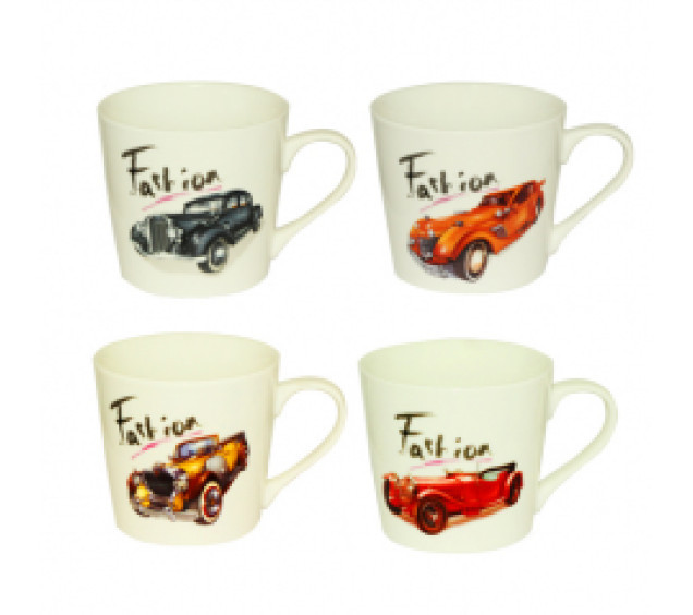 Чашка 400мл подарункова Fashion auto без упаковки 2190/У, фото 1
