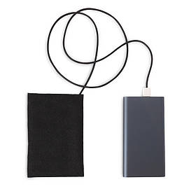 Грелка кишенькова 10х15 см 5В USB від павербанку Trio 05001 - MegaLavka