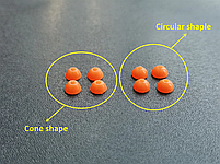 Бушинги для фінгерборду Slim Urethane Bushings Cone Shape (білі, комплект 4 шт), фото 4