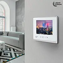 Відеодомофон 7” Light Vision MACAO FHD White (82-00202), фото 6