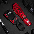 Захист гомілки та стопи Phantom Muay Thai Red S/M, фото 4