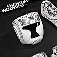Боксерський шолом Phantom Muay Thai Full Face White (капа в комплекті), фото 6