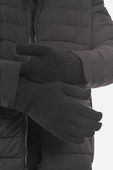 Рукавички чоловічі акрилові утеплені чорного кольору р.9,5 189483M