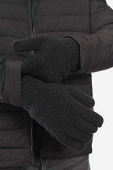 Рукавички чоловічі акрилові на хутрі чорного кольору р.9,5 189484M