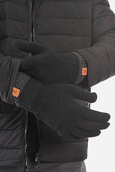 Рукавички чоловічі акрилові утеплені чорного кольору р.9,5 190029M