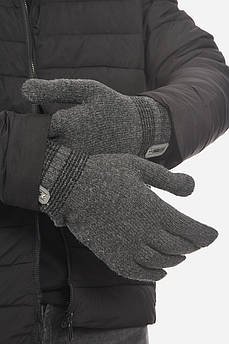 Рукавички чоловічі акрилові утеплені сірого кольору р.9,5 193697M