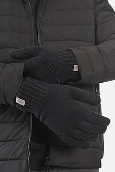 Рукавички чоловічі акрилові утеплені чорного кольору р.9,5 193711M