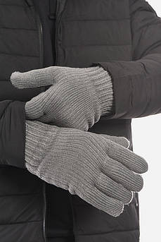 Рукавички чоловічі акрилові утеплені сірого кольору р.9,5 193713M