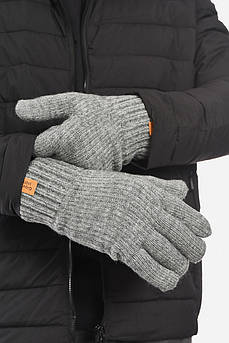 Рукавички чоловічі акрилові утеплені сірого кольору р.9,5 193714M