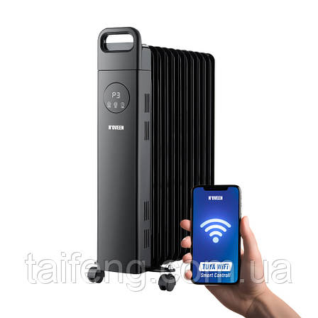 Масляний обігрівач Noveen OH8099 Tuya WiFi Smart, фото 1