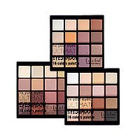 Набір палітр тіней для повік DoDo Girl Ultimate 16 відтінків, 3 шт. в асортименті (D3048)