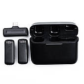 Петлічка для телефону бездротова набір 2 шт блютуз мікрофон петличний з шумом придушення