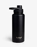 Пляшка для води металева з подвійною вакуумною ізоляцією Bohtal Insulated Sports Bottle 960 ml/32 oz Black, фото 6