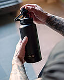 Пляшка для води металева з подвійною вакуумною ізоляцією Bohtal Insulated Sports Bottle 960 ml/32 oz Black, фото 7