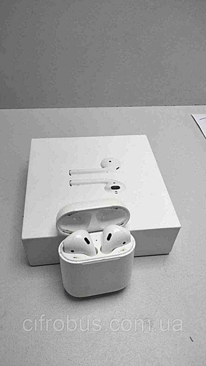 Наушники Bluetooth-гарнитура Б/У Apple AirPods 2 (A1602)
