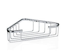 Полиця у ванну кутова Kela Brass 21916 24.5х18.5 см срібляста 4968391