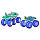 Hot Wheels Monster Trucks Power Smashers Truck & Big Rig Multi-Pack  HYJ29, фото 7