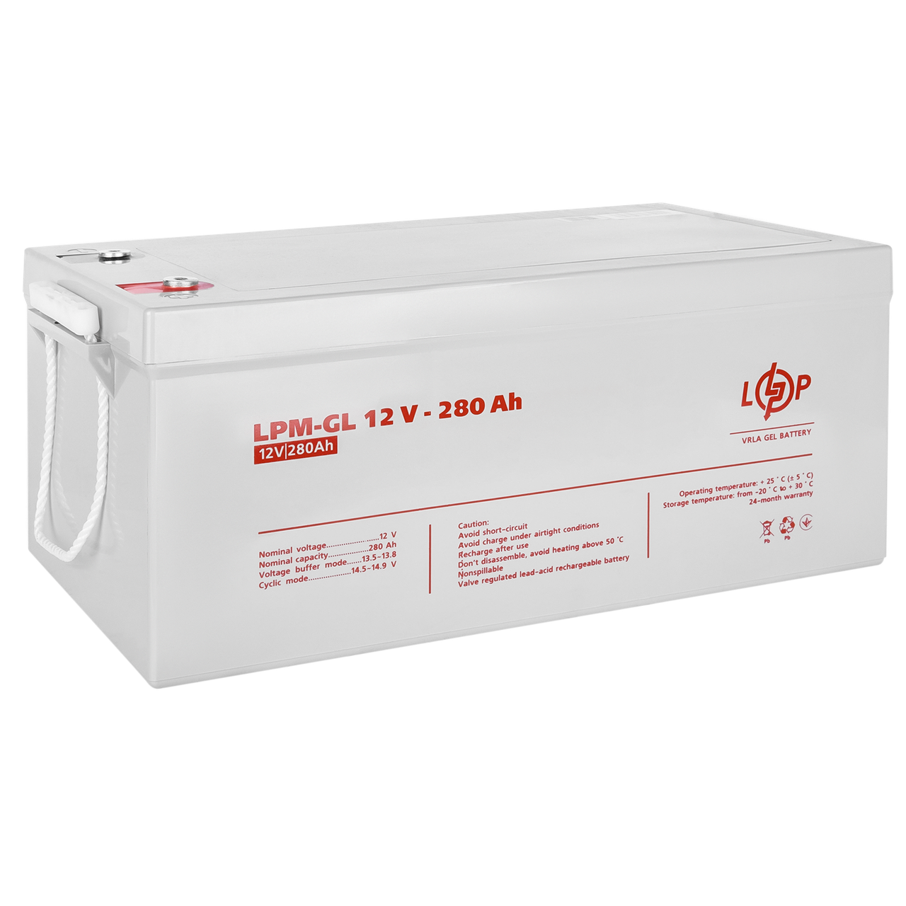 Гелевий акумулятор 12V 280Ah