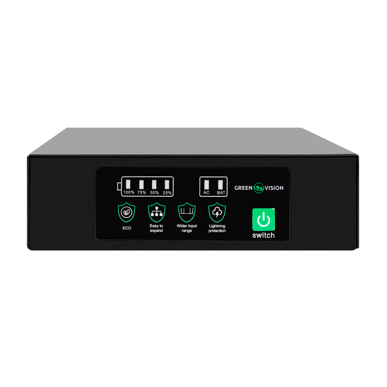 Блок безперебійного живлення GV-701-UPS-DC16 60W для відеоспостереження та домофонів 12V 16000mAh захист від замикань, фото 1