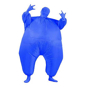 Надувний костюм Хромакей, Косплей, Костюм. Надувний Синій