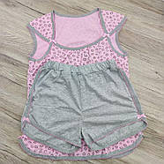 Піжама жіноча "Крило" (з шортами) р.104 УКРАЇНА 100% бавовна реактив 20020545, фото 4