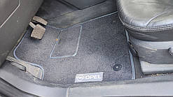 Ворсові килимки в салон OPEL Vectra C з 2002-2008 рр. (Чорні)