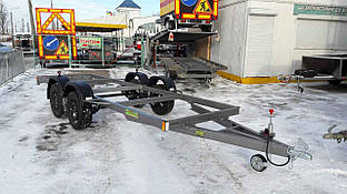 Причіп майданчик 5 м х 1,4 м без гальм. Ґрунт.