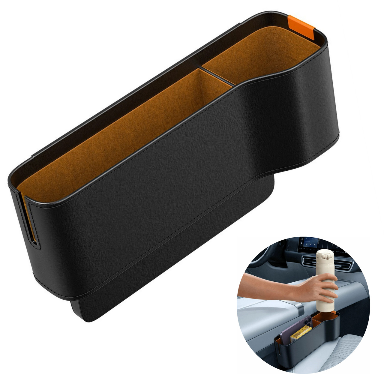 Автомобільний органайзер Baseus OrganizeFun Series Car Console Storage Black (C20256502111-00)