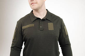 Тактичне поло Сич з довгим рукавом олива S 46