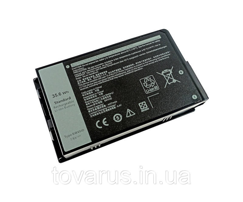 Батарея акумулятор для Dell Latitude 7030 7230 Rugged Extreme 6WVHD нова, фото 1