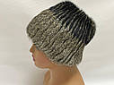 Жіноча шапка з хутра кролика "Кубанка", фото 2