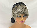 Жіноча шапка з хутра кролика "Кубанка", фото 7