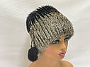 Жіноча шапка з хутра кролика "Кубанка", фото 8
