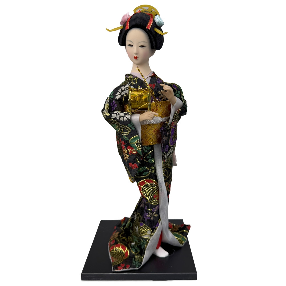 Лялька японська "Гейша" 30 см чорна (C5796)