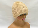 Жіноча шапка з хутра кролика "Парик", фото 3