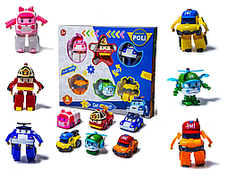 Набір роботів (6 шт) Робокар Поллі Robocar Poli LB105