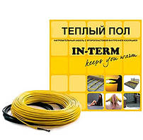 14 М (1.4 - 1.7 М²) 270 Вт Двожильний нагрівальний кабель IN-THERM 20Вт/м для укладання в стяжку