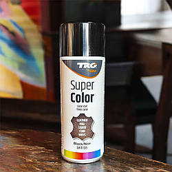 Фарба-аерозоль для взуття Super Color TRG THE ONE 400 мл чорна (317//35)