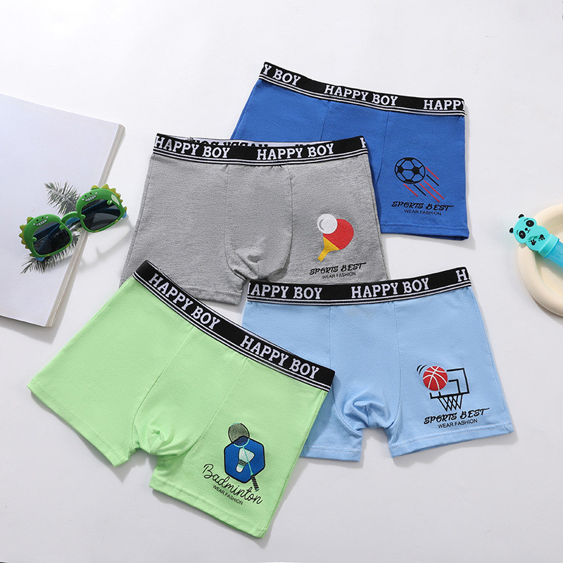 Дитячі труси - боксери на широкій резинці з написом