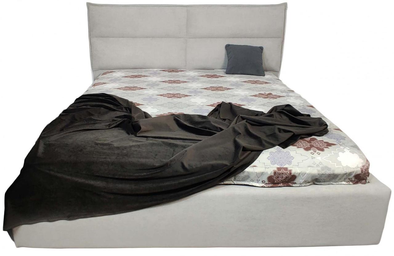 Ліжко двоспальне BNB Secret Comfort 140 х 190 см Allure З підйомним механізмом та нішою для білизни Сірий
