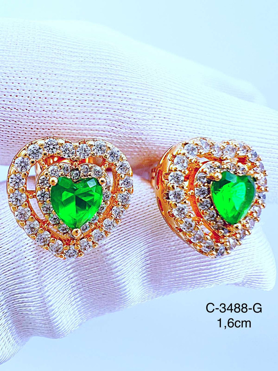 Сережки Xuping позолота