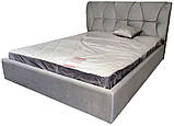 Ліжко BNB Galant Comfort 90 х 190 см Simple З підйомним механізмом та нішою для білизни Сірий, фото 4