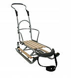 Санки подвійні DUO SPORT з амортизатором, фото 2